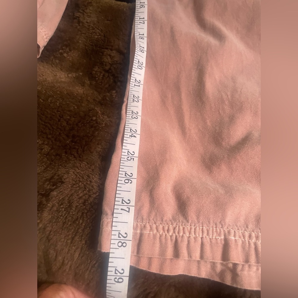 BILLABONG Beachy Keen Womens Casual Pants Dusty Peach Utility Drawstring - Picture 8 of 16